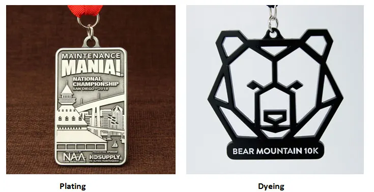 Customized Medals with Plating or Dyeing
