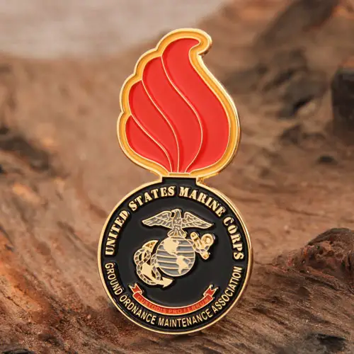 Red Fire Lapel Pin Red Fire Lapel Pin