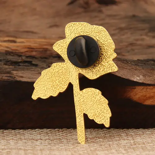 Rose Enamel Lapel Pins 