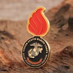 Red Fire Lapel Pin 