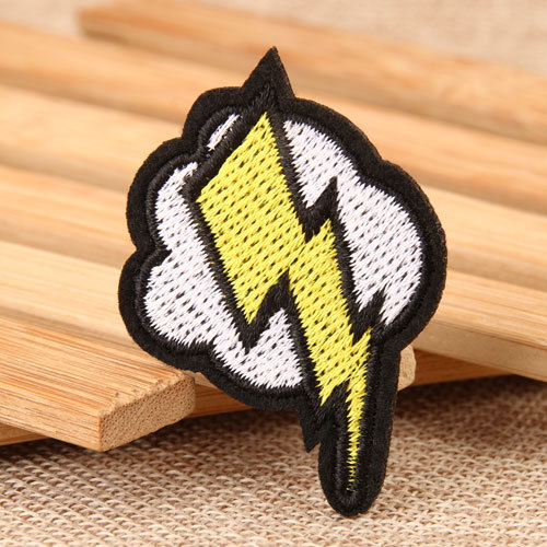 Lightning Custom Embroidered Patches