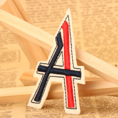 Letter A Custom Made Patches