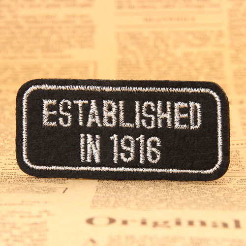 Established  Custom Made Patches