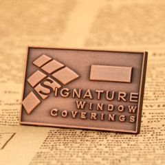 Copper square custom pins