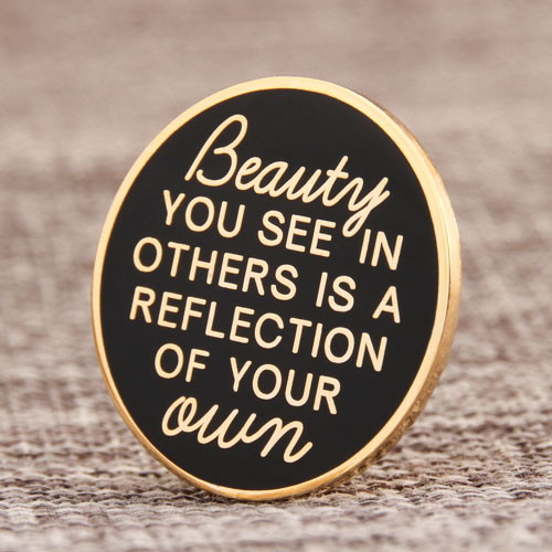 Beauty cloisonné pin