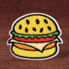 Hamburger Custom Made Patches