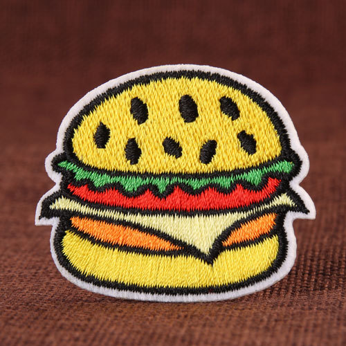 Hamburger Custom Made Patches