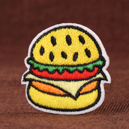 Hamburger Custom Made Patches