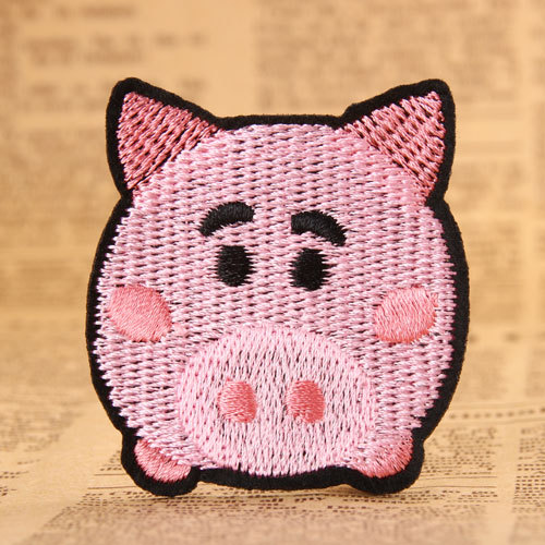 Pink Pig Custom Patches