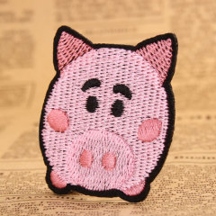 Pink Pig Custom Patches