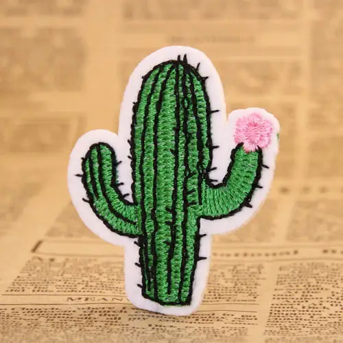 Flowering Cactus Custom Patches