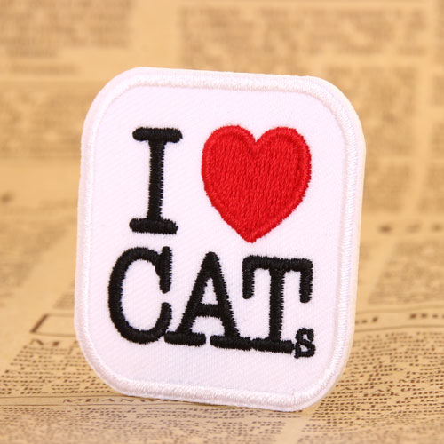 Ich liebe Katzen benutzerdefinierte Patches