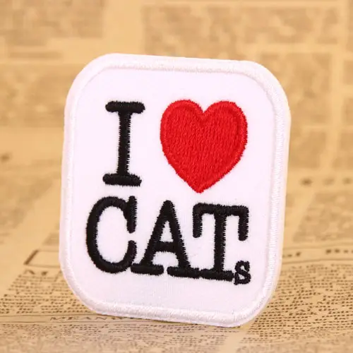 Ich liebe Katzen benutzerdefinierte Patches Ich liebe Katzen benutzerdefinierte Patches