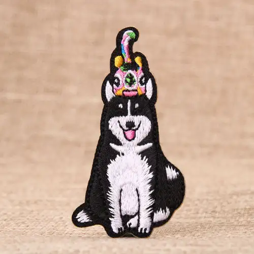 Alaskan Malamute Embroidered Patches