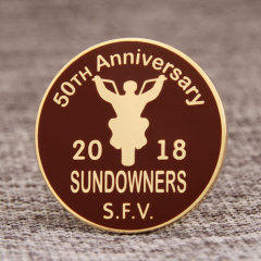 50th Anniversary custom lapel pins