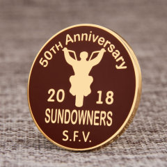 50th Anniversary custom lapel pins