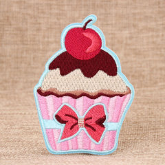 Cup Cake Custom Embroidered Patches