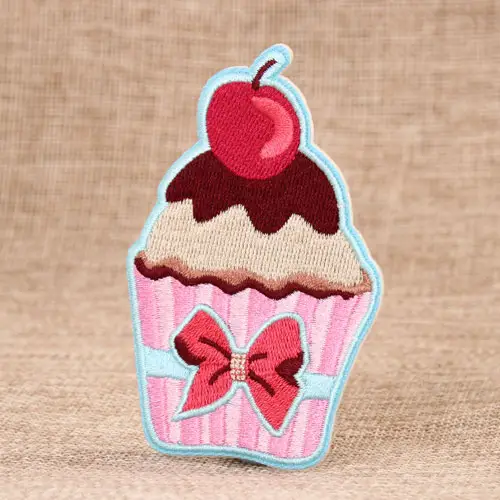 Cupcake benutzerdefinierte bestickte Patches