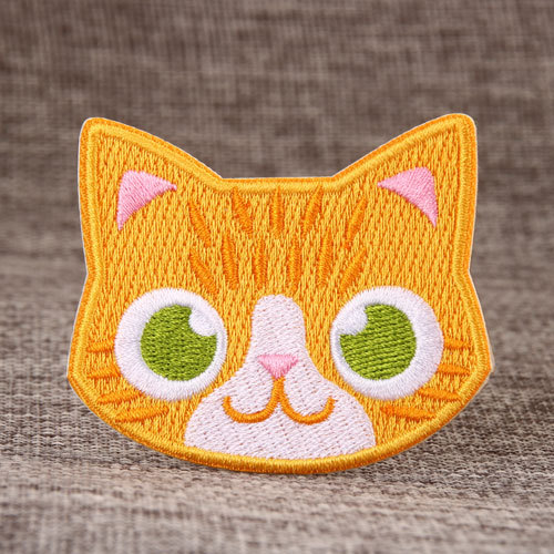 Yellow Cat Custom Made Patches