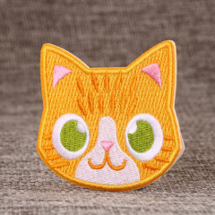Yellow Cat Custom Made Patches