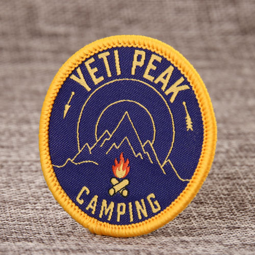 Yeti Peak Embroidered Patches