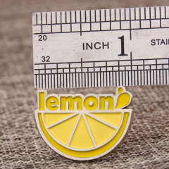 Lemon lapel pins