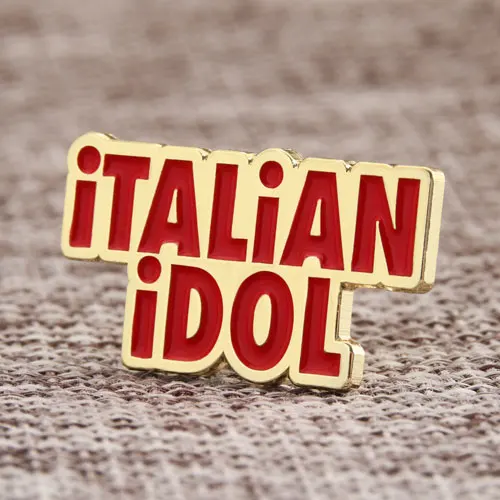 Italian idol lapel pins Italian idol lapel pins