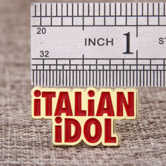 Italian idol lapel pins