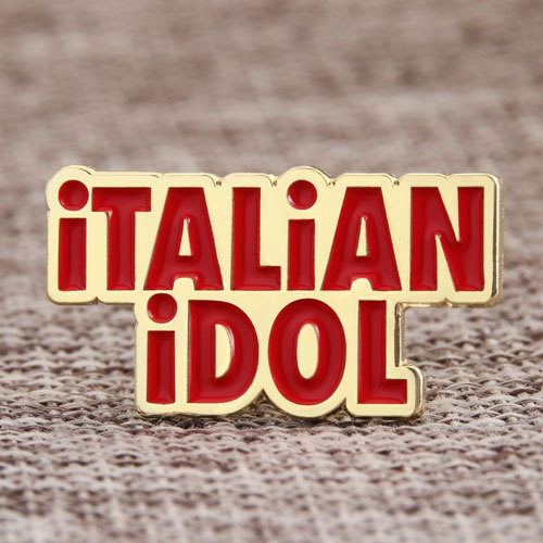 Italian idol lapel pins