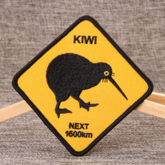 Kiwi Custom Embroidered Patches