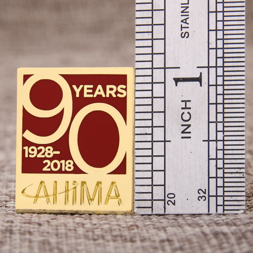 AHIMA custom enamel pin