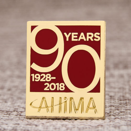 AHIMA custom enamel pin