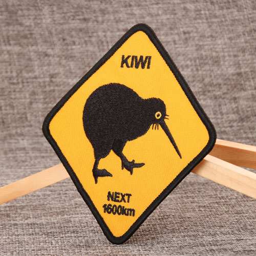 Kiwi Custom Embroidered Patches
