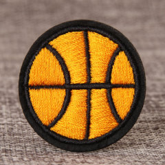 Basketball Embroidered Patches