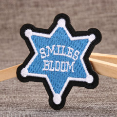 Smiles Bloom Embroidered Patches