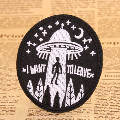 UFO Custom Iron On Patches