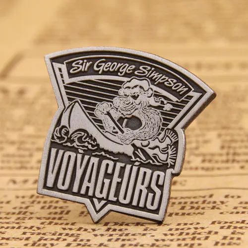 Voyageurs custom pins