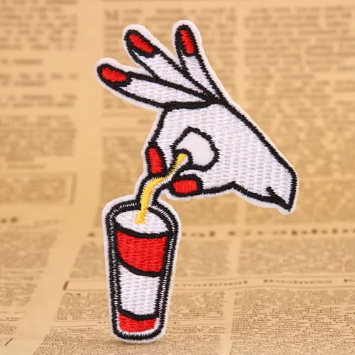 Drink Custom Embroidered Patches