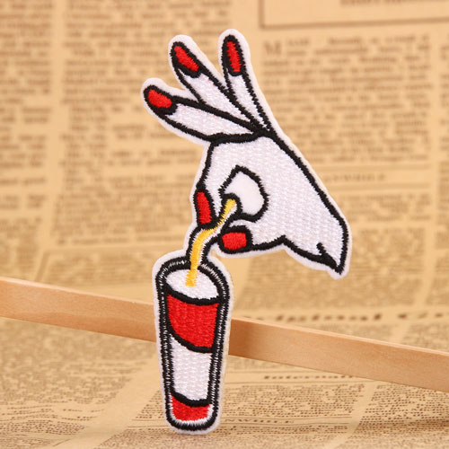 Drink Custom Embroidered Patches