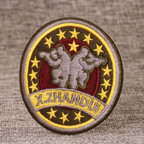 X ZhanDui Bestickte Aufnäher