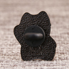 Mr. Cat custom enamel pins