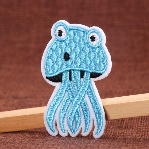 Octopus Embroidered Patches