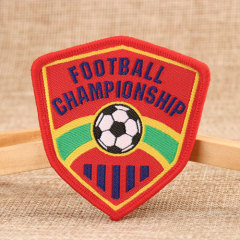 Football Embroidered Patches