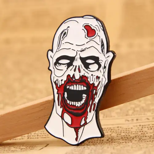 Zombies custom enamel pins