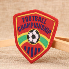 Football Embroidered Patches