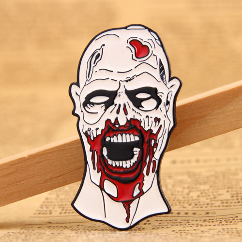 Zombies custom enamel pins