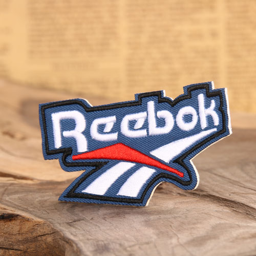 REEBOK  NEW EMBROIDERED COMPANY IRON ON NAME PATCH TAG