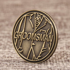 Groomsman custom pins