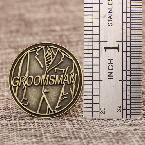 Groomsman custom pins