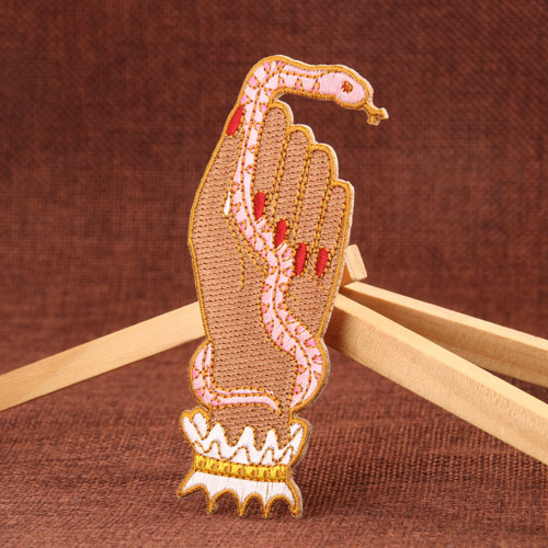 Snake Embroidered Patches